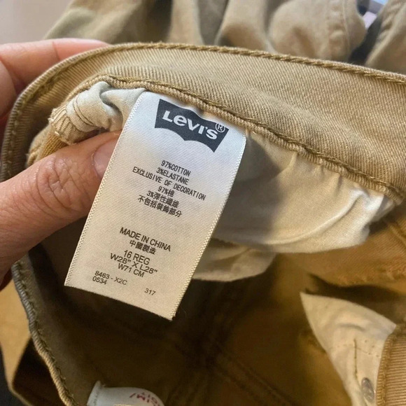 Levi’s - 511 Slim men’s women’s - brown carpenter jeans - W28 L28 - Picture 6 of 7